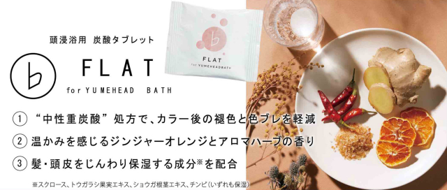 頭浸浴タブレットFLAT